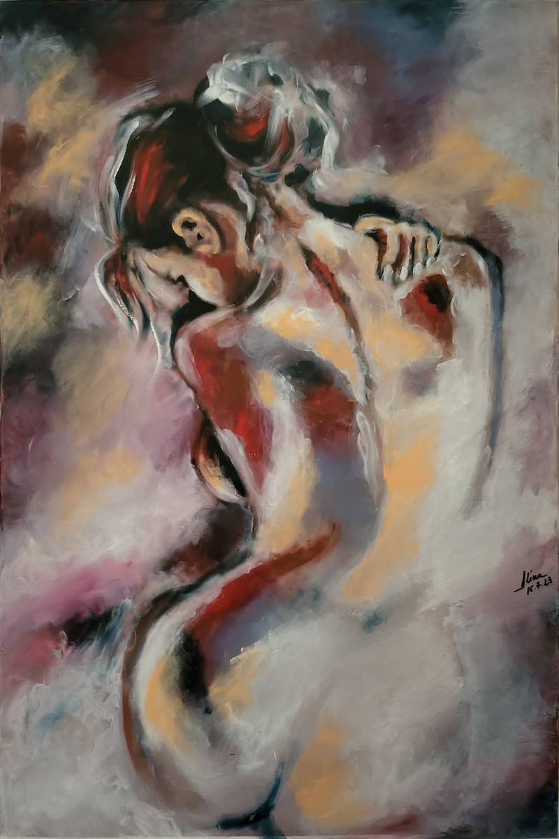 ArteDiAlina.com painting: Human Touch